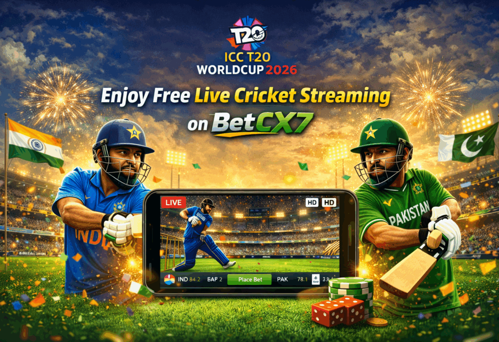 ICC T20 World Cup 2026 Live Streaming – Cricket Betting App Pakistan BetCX7