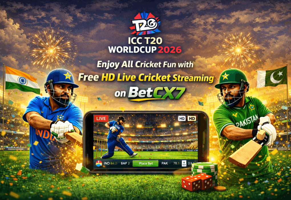 ICC T20 World Cup 2026 Live – Cricket Live Stream & India Pakistan Match BetCX7